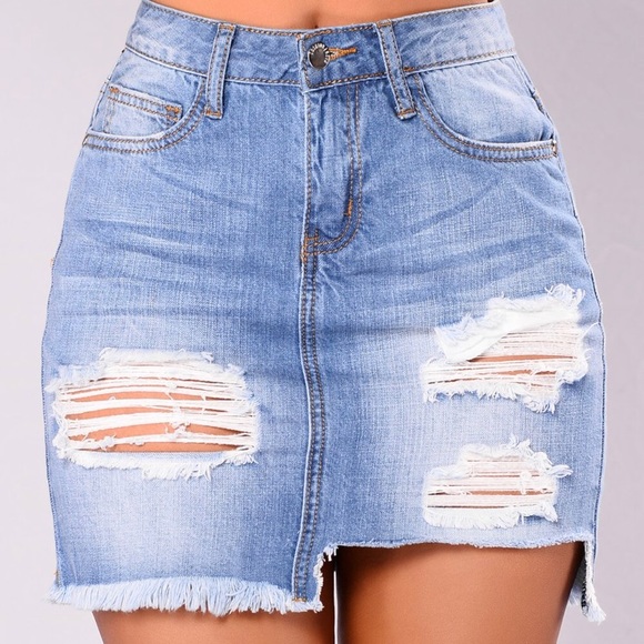 Tayla Denim Skirt - Picture 2 of 5